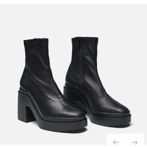 Robert Clergerie Nina Black Leather Boots size 41.5